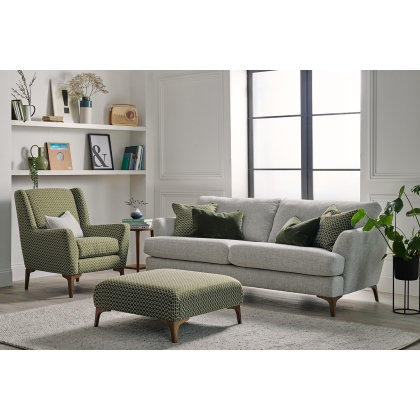 Hampton Boucle Upholstered 3 Seater Sofa