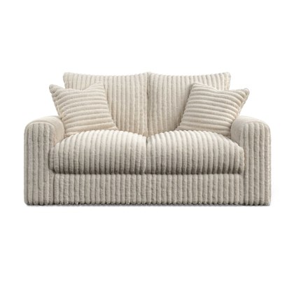 Chunky Cord Cream Medium Sofa