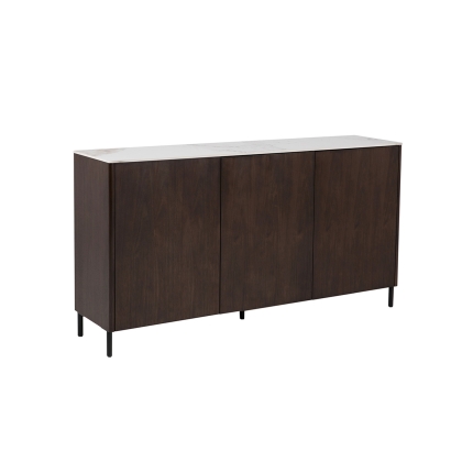 Areola Walnut and Sintered Stone Sideboard