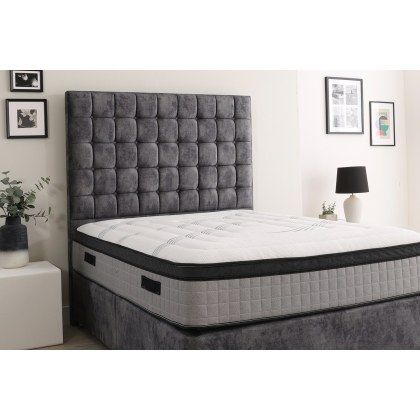 Park Lane Small Cobbled 60" High Floor Standing Headboard