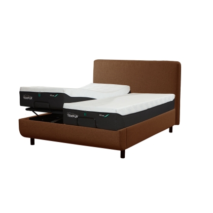 TEMPUR® Arc Ergo Smart Base Bed Frame with Form Headboard