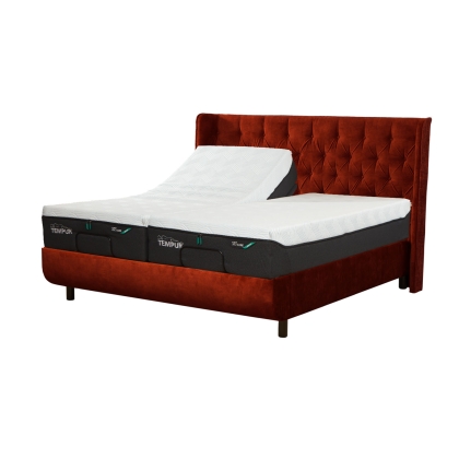 TEMPUR® Arc Ergo Smart Base Bed Frame with Luxury Headboard