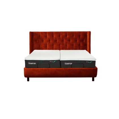 TEMPUR® Arc Ergo Smart Base Bed Frame with Luxury Headboard