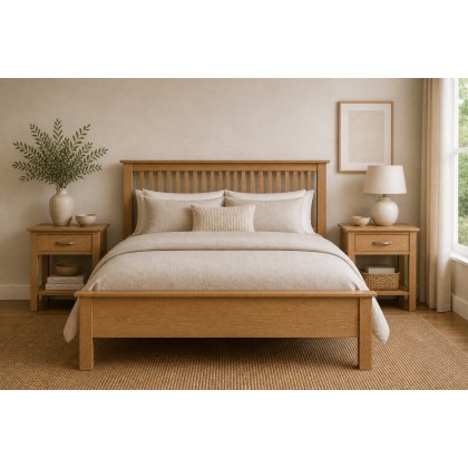 Devon Solid Oak Bedframe