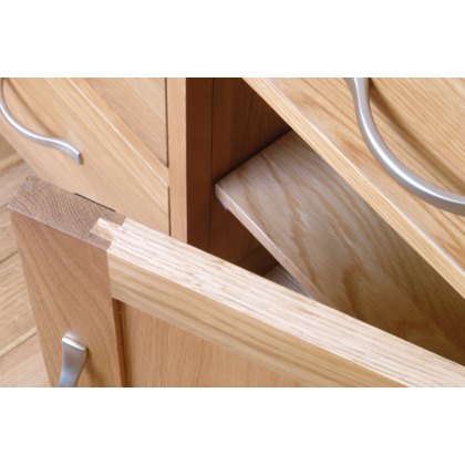 Devon Solid Oak Hanging Wardrobe