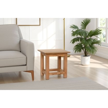 Moda 100% Solid Oak Side Table