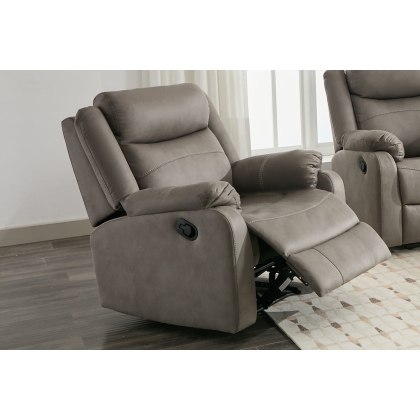 Ellena Soft Grey Recliner Chair