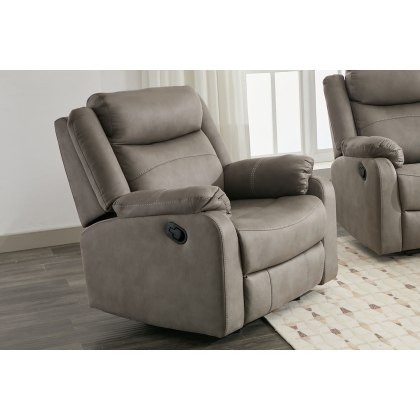 Ellena Soft Grey Recliner Chair