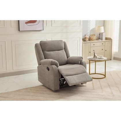 Ellena Light Grey Recliner Chair Ellena Light Grey Recliner Chair