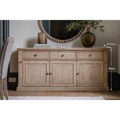 Gallery Direct Vancouver Rustic Pine Large Sideboard