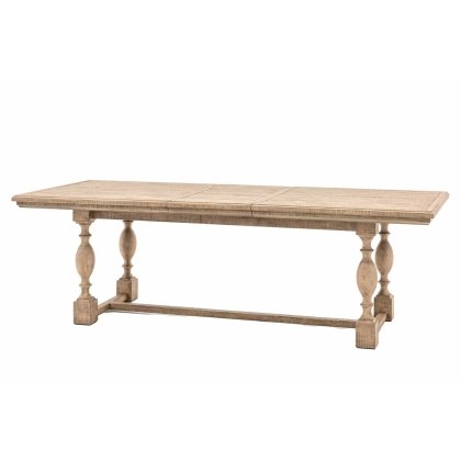 Gallery Direct Vancouver Rustic Pine Extending 200-250cm Dining Table