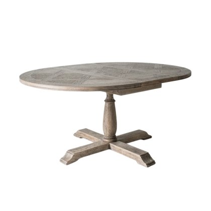 Gallery Direct Mustique French Colonial Round Extending Dining Table