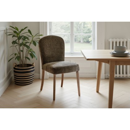 Gallery Direct Hinton Moss Green Fabric Dining Chair