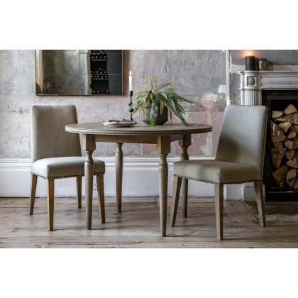 Gallery Direct Mustique French Colonial Round Dining Table Gallery Direct Mustique French Colonial Round Dining Table