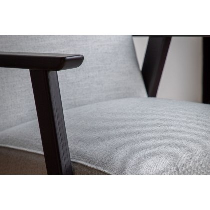 Gallery Direct Neyland Mottled Stone Fabric Armchair