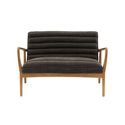 Gallery Direct Datsun Charcoal Boucle Fabric 2 Seater Sofa Gallery Direct Datsun Charcoal Boucle Fabric 2 Seater Sofa