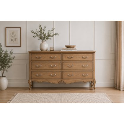 Gallery Direct Chic Weathered 6 Drawer Chest Of Drawers Gallery Direct Chic Weathered 6 Drawer Chest Of Drawers