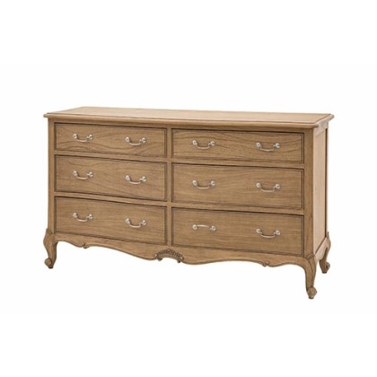 Gallery Direct Chic Weathered 6 Drawer Chest Of Drawers