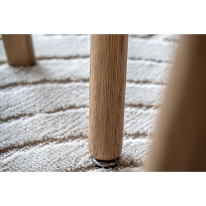Gallery Direct Hatfield Natural Oak 77cm Square Dining Table