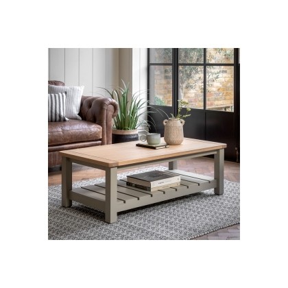Gallery Direct Eton Painted Prairie Coffee Table