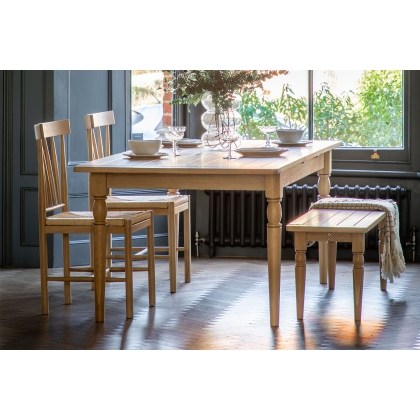 Gallery Direct Eton Oak 180/230cm Ext Dining Table
