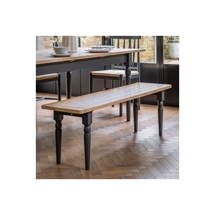 Gallery Direct Eton Painted Meteor Dining Bench Gallery Direct Eton Painted Meteor Dining Bench