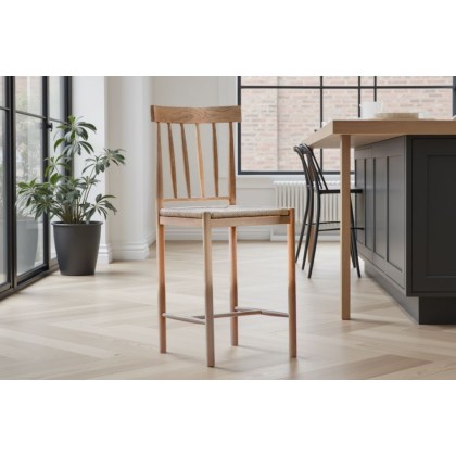 Gallery Direct Eton Oak Set of 2 Bar Stools