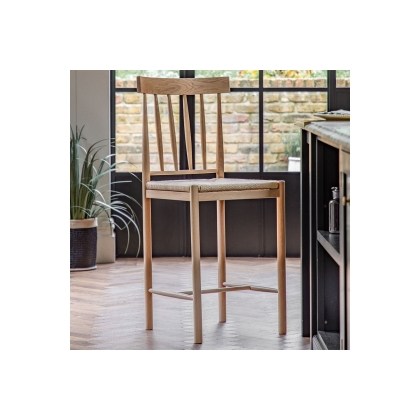 Gallery Direct Eton Oak Set of 2 Bar Stools