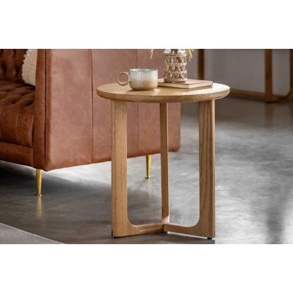 Gallery Direct Craft Natural Oak Side Table