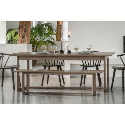 Gallery Direct Craft Smoked Oak Extending Dining Table Gallery Direct Craft Smoked Oak Extending Dining Table