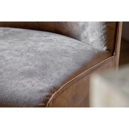 Gallery Direct Set of 2 Tarnby Dining Chairs in Tan Brown Leather Gallery Direct Set of 2 Tarnby Dining Chairs in Tan Brown Leather