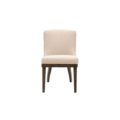 Gallery Direct Set of 2 Kelvedon Dining Chairs in Taupe Boucle