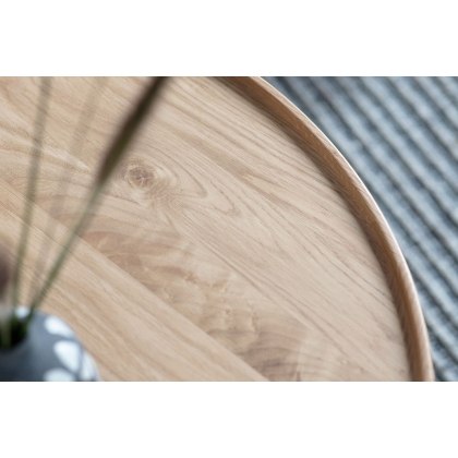 Gallery Direct Kingham Oak Round Coffee Table