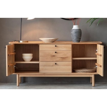 Gallery Direct Kingham Oak Large Sideboard Gallery Direct Kingham Oak Large Sideboard