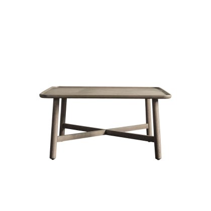 Gallery Direct Kingham Grey Oak Square Coffee Table