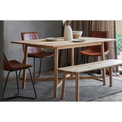 Gallery Direct Kingham Oak Dining Table Set & 4 Hawking Chairs Gallery Direct Kingham Oak Dining Table Set & 4 Hawking Chairs