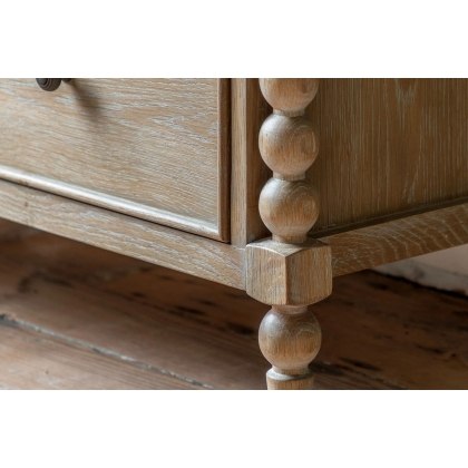 Gallery Direct Artisan Limewash Oak 3 Drawer Chest of Drawers