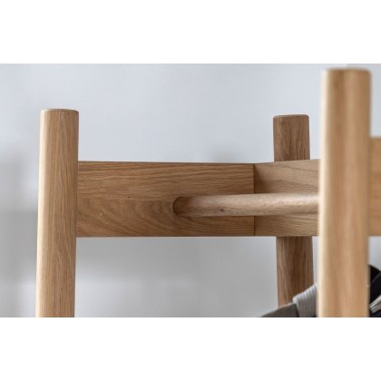 Gallery Direct Hatfield Natural Oak Open Wardrobe