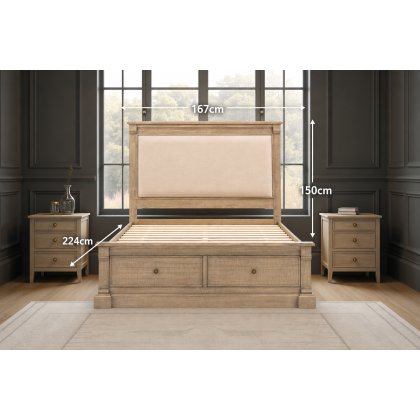 Gallery Direct Vancouver Rustic Bed Frame Gallery Direct Vancouver Rustic Bed Frame