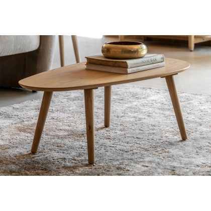 Gallery Direct Hatfield Natural Oak Coffee Table