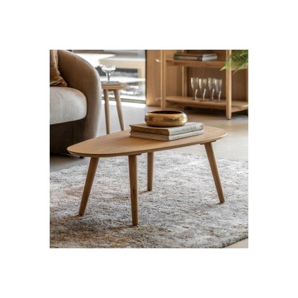 Gallery Direct Hatfield Natural Oak Coffee Table