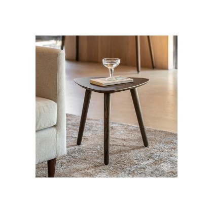 Gallery Direct Hatfield Smoked Oak Side Table