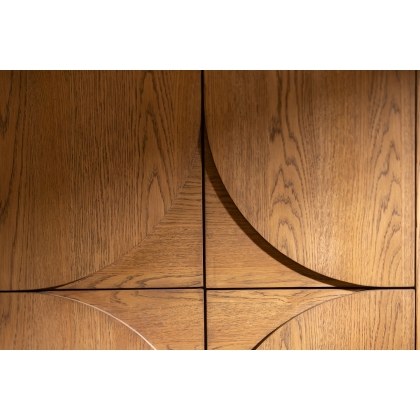 Austin Warm Oak Highboard Cabinet