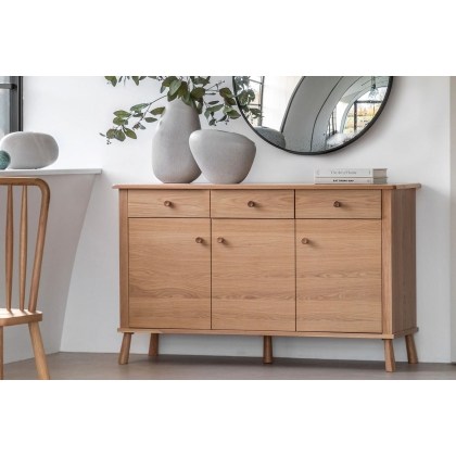 Gallery Direct Wycombe Oak Large Sideboard