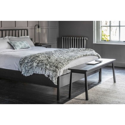 Gallery Direct Wycombe Black Oak Dining Bench Gallery Direct Wycombe Black Oak Dining Bench