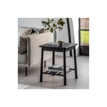 Gallery Direct Wycombe Black Oak Side Table Gallery Direct Wycombe Black Oak Side Table
