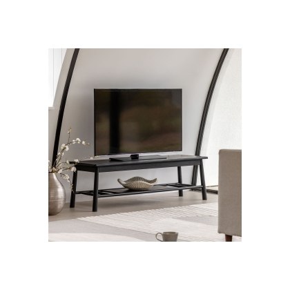 Gallery Direct Wycombe Black Oak TV Media Unit