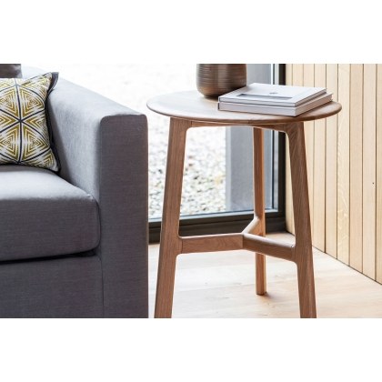 Gallery Direct Madrid Side Table in Oak