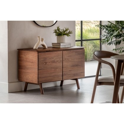 Gallery Direct Madrid Sideboard in Walnut Gallery Direct Madrid Sideboard in Walnut