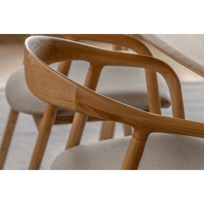 Gallery Direct Madrid Upholstered Dining Chair in Oak (Pair) Gallery Direct Madrid Upholstered Dining Chair in Oak (Pair)